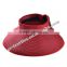 hot new products for 2014 Spring and summer empty top folding outdoor shade lady hate para straw hat and cap custom logo