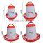Hot sale plastic chicken waterer feeder with different sizes