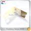 Custom printing golden hotstamping paper checking-in cards for hotels