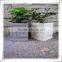 Handmake Square Polyresin Indoor Flower Urn