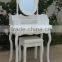 Modern Style White Wooden Dressing Table with Stool and Mirror? K/D dresser