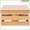 Bamboo Square Crate Riser Slated Stoarge Bin Homex BSCI/Factory
