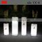 wedding pillars with white colored led column GD211