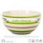 Home Use Lead Free Bowl Ceramic DAILY USE STONEWARE BOWL LFGB Available