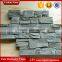 green natural slate cultured stone stacked stone for wall panel cladding