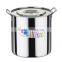 30-60cm 12pcs Stainless Steel with lid kitchen multi equipment used stock pot