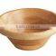 Natural Wood Salad Bowl Natural Color Dark Brown Color Decoration Bowl