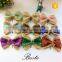 Hot sale wholesale jute fabric burlap bow for baby girl