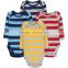 Wholesale Custom Hign Quality Children 100% Cotton 4Pack Baby Girls' and Boys' Long Sleeve Clothing Bodysuit Imported from China