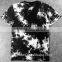 Men's Black & White Tie Dye T-shirt ,cotton jersey T-shirt, customized T-shirt