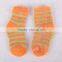 angora wool material bright color knitted sock