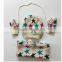 majored factory produce winter 100% acrylic knitted girls scarf hat & glove sets