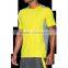 Short Sleeve Running Tops For Man Texture Lining Dry Fast Fitness Tee Reflective Fabric Material Evening Running Wear
