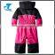 New arrival baby one piece clothing sets girls red toddler snowsuit