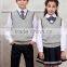 Stylish V-neck Sleeveless Beautiful Knitted Korean High School Uniforms
