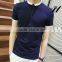 Men Blank color polo short sleeve shirt
