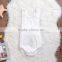 S60670B 2016 Newborn Baby Girl Romper Clothes Pure Color Infant Jumpsuit