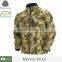 Eco-friendly mens winter outdoor hunting clothing 100% merino wool , men's outdoor clothing