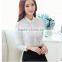 Wholesale Stand Collar Women Formal t Shirts New Fashion Pretty Ladies Clothing