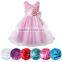  com OEM Service Satin Beaded Flower Girl Dress
