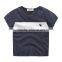 Wholesale summer cotton short sleeves boys kids round neck t-shirt