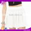 2017 guangzhou shandao summer oem service new design lace patchwork women pleat chiffon micro mini skirt