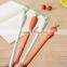 Novel Creative 3d Carrot Jumbo Pencil With Eraser Toppers Customs