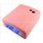 No Digital 36w uv gel pink lamp