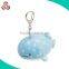 Hot sell oem keychain soft toy key chain plush fish keychain