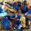 metallic cheerleader pompoms