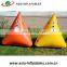 Inflatable Promoting Buoy In Pyramid Shape For Ocean Or Lake Advertising