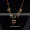 crystal diamond fashion pendant chunky necklace MCB-0041