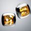 Sterling Silver Jewelry 11mm Albion Earrings with Citrine(E-072)
