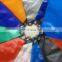 Blue Orange Waterproof Woven Tarpaulin Fabric PE Plastic Tarpaulin Sheet