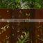 Corten Steel Balcony Laser Cutting Screen Decorative Panels