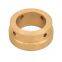 High precision flange copper bush customized by Chinese copper foundry