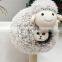 Cute animal sheep shape plush cat winter house cat climbing frame tree with cat nest scratching post