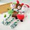 low price christmas pet dog chew cotton rope toy for dog pet