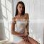 Club Wear Street Style Women's Sling Sexy See Through Casual Summer Backless Slim Bodycon Dresses Women