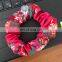 Chinese Style embroider Hairbands Female Children flower print headwear 10colors
