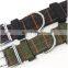 Four Layers Adjustable Pet Collar Cheap Climbing Rope Dog Collar D Ring Nylon Dog Collar