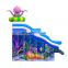 Outdoor PVC Inflatable Mobile Octopus theme water slide park for kids and adult on sale