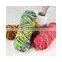 soft fluffy 100% polyester thick chenille shiny yarn for Hand Knitting