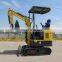 1.5 Ton Mini Hydraulic Crawler Excavator With Rake Ripper And Log grab For Sale