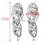 Universal Motorcycle decoration Waterproof Front Fork Skull Decals Stickers Medallion For Harley Davidson Sportster Softail