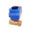 CTF-001 two way 10NM DC5V/12V 1/2 inch to 2 inch electric ball valve for auto flow control equipment