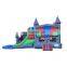Inflatable Bouncy Castle Combo Commercial Bounce House and Dual Lane Water Slide