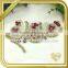 China wholesale handmade beaded diamond patches rhinestone applique FHA-067