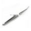Stainless Steel Cross Action Tweezers Nail Styling Clip Manicure Nail Art Tools Shaping Tweezer Acrylic UV Gel Curve Fixed Pinch