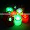 Battery operated decorative led candle flameless led electronic candle light plastic mini led tea/ Led candle light